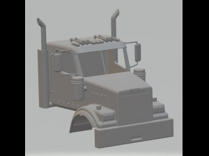 western star 4900sf printable cabin truck Modelo de impresión 3D
