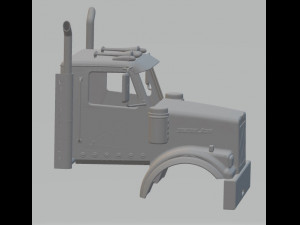western star 4900sf printable cabin truck Modelo de impresión 3D