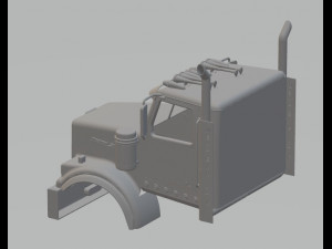western star 4900sf printable cabin truck Modelo de impresión 3D