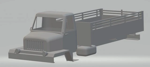 praga v3s printable truck 3D Print Model .c4d .max .obj .3ds .fbx .stl .blend 