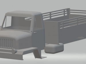 praga v3s printable truck 3D Print Model