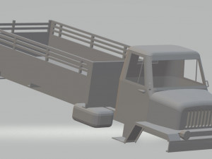 praga v3s printable truck 3Dプリントモデル