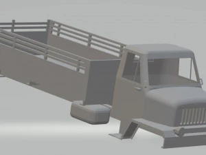 praga v3s printable truck 3D Print Model