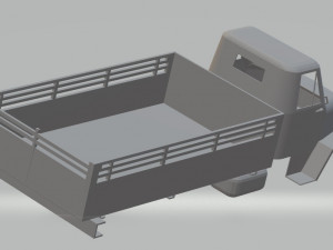 praga v3s printable truck 3Dプリントモデル
