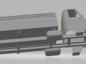 praga v3s printable truck 3Dプリントモデル