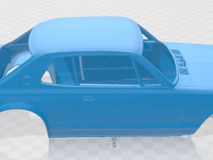 nissan skyline 2000 gt-r printable body car 3D Print Model