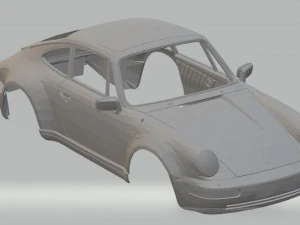 porsche 911 - 1983 printable body car 3D Print Model