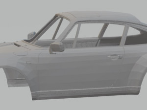 porsche 911 - 1983 printable body car Modello di stampa 3D