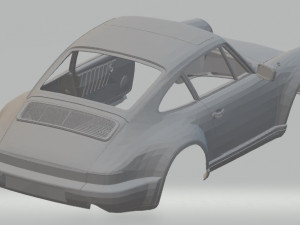porsche 911 - 1983 printable body car Modello di stampa 3D