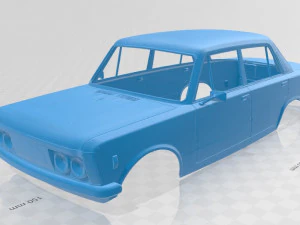 carrozzeria fiat 125 stampabile Modello di stampa 3D