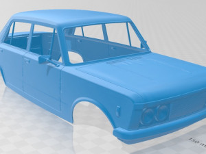 fiat 125 printable body car 3D 打印模型