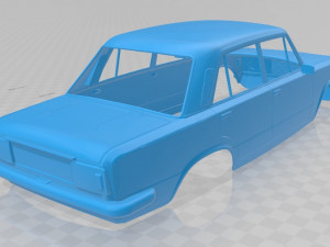 fiat 125 printable body car 3D 打印模型