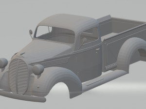 f 100 - 1939 printable body truck 3D Baskı Modeli