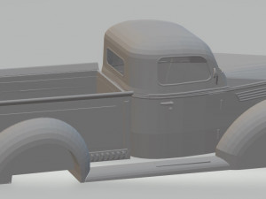 f 100 - 1939 printable body truck 3D Baskı Modeli