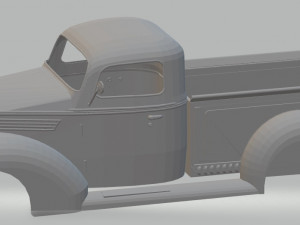 f 100 - 1939 printable body truck 3D Baskı Modeli