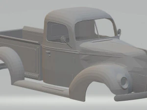 f 100 supernats 1938-1940 printable body truck 3D Print Model