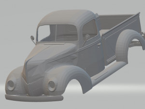 f 100 supernats 1938-1940 printable body truck Modello di stampa 3D