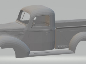 f 100 supernats 1938-1940 printable body truck Modello di stampa 3D