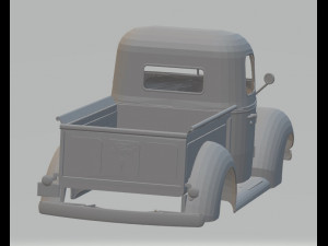 f 100 supernats 1938-1940 printable body truck Modello di stampa 3D