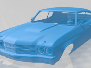 chevrolet chevelle ss 396 hardtop coupe 1970 3D Print Model