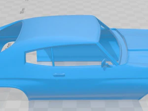 chevrolet chevelle ss 396 cup&ecirc; com capota r&iacute;gida 1970 Modelo de Impressão 3D