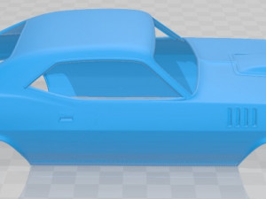 plymouth barracuda 1971 printable body car Model Cetak 3D