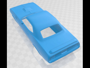plymouth barracuda 1971 printable body car Model Cetak 3D