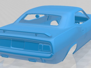 plymouth barracuda 1971 printable body car Model Cetak 3D