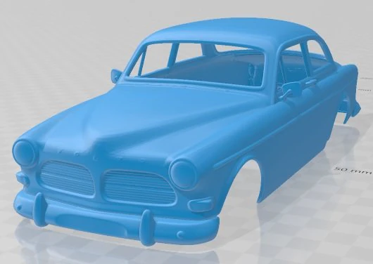 volvo amazon 1961 printable body car 3D Print Model .c4d .max .obj .3ds .fbx .stl .blend 