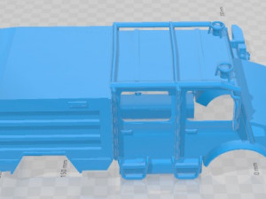Mercedes Unimog Fire Truck Printable 3D Print Model