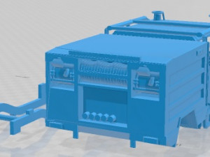 Mercedes Unimog Fire Truck Printable 3D Print Model