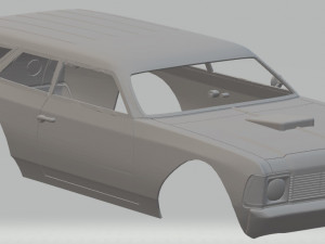 chevrolet caravan custom printable body car 3D Print Model