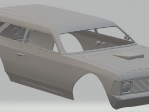 Chevrolet caravana carroceria personalizada para impress&atilde;o Modelo de Impressão 3D