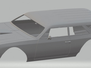 chevrolet caravan custom printable body car Modèles 3D en vedette