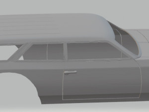 chevrolet caravan custom printable body car Modèles 3D en vedette