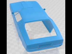 Alfa Romeo Montreal 1970 Printable Body Car 3D Print Model