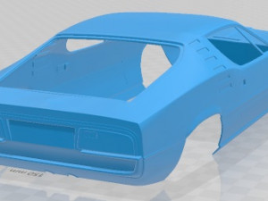 Alfa Romeo Montreal 1970 Printable Body Car 3D Print Model