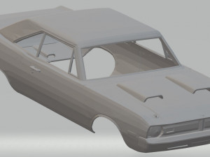 dodge dart swinger 340 printable body car 3Dプリントモデル