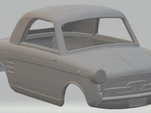 autobianchi bianchina 1957 printable body car 3D Print Model