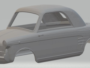 autobianchi bianchina 1957 printable body car 3D Print Model