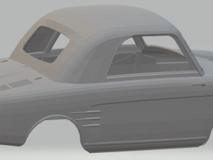 autobianchi bianchina 1957 printable body car 3D Print Model