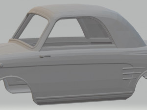 autobianchi bianchina 1957 printable body car 3D Print Model