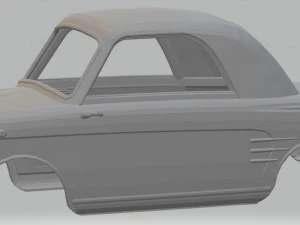 autobianchi bianchina 1957 printable body car 3D Print Model