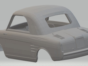 autobianchi bianchina 1957 printable body car 3D Print Model