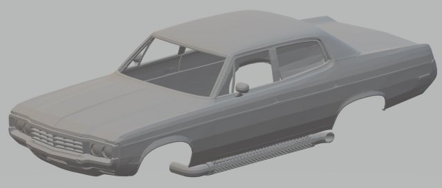 amc matador printable body car Modello di stampa 3D .c4d .max .obj .3ds .fbx .stl .blend 