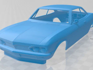 chevrolet corvair 1965 carrocer&iacute;a imprimible coche Modelo de impresión 3D