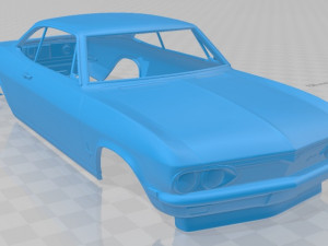 chevrolet corvair 1965 printable body car 3D Принт Модель
