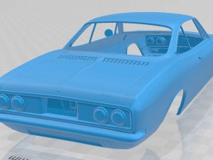 chevrolet corvair 1965 printable body car 3D Принт Модель