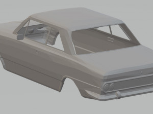 renault torino printable body car 3D Print Model