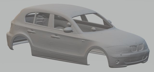 serie 1 printable body car 3D Print Model .c4d .max .obj .3ds .fbx .stl .blend 